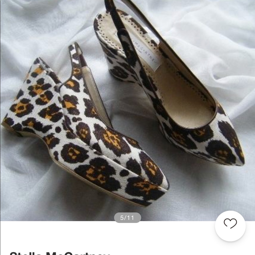 Stell/ Mc Cartney Leopard pattern sandals🌹👍